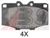 A.B.S. 36462 OE Brake Pad Set, disc brake